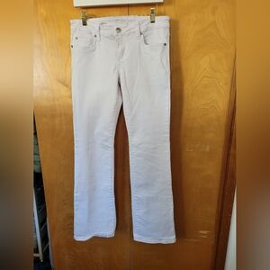 Kut From The Kloth Natalie High Rise Bootcut White Jean Size 6